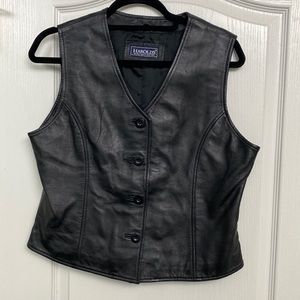 Harold’s leather vest